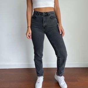 Urban Outfitters BDG black wash high waisted mom jeans